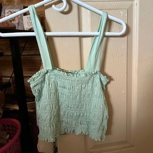 Mint Green American Eagle Crop Tank